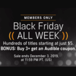 Black Friday week bij Audible