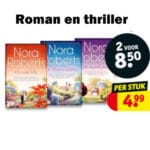 Goedkope romans en thrillers bij Kruidvat