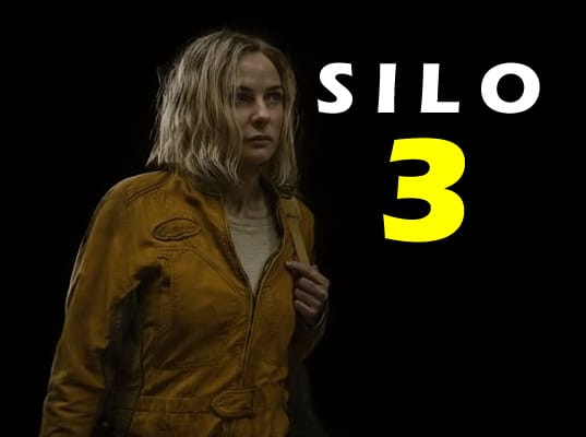 Juliette Nichols in een gele jas in Silo seizoen 3