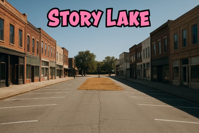 tory-lake-klein-stadje-verlaten-centrum