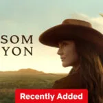 Poster van de Ransom Canyon Netflix serie met hoofdpersonages in cowboyhoeden