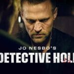 Titelbeeld van Jo Nesbø’s Detective Hole met een donkere Nordic noir-sfeer.