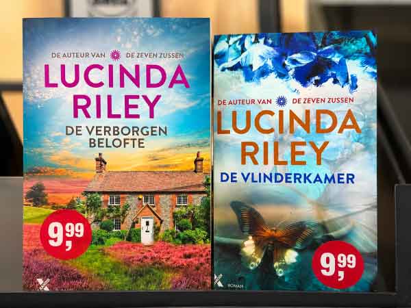 Lucinda Riley boeken bij Lidl voor 9,99 euro